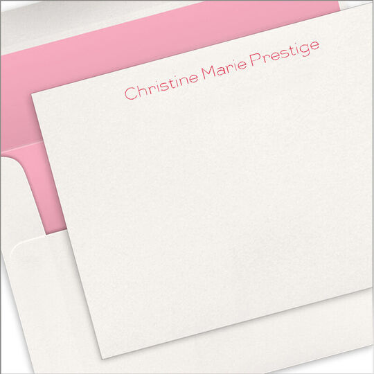 Pragmatic Flat Note Cards - Letterpress